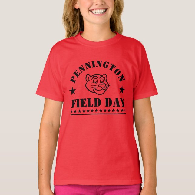 Pennington Field Day Black T-Shirt (Front)