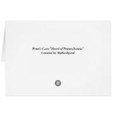 Penn's Cave "Heart of Pennsylvania" Card (Back Horizontal)