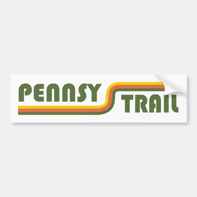 Pennsy Trail Indianapolis Bumper Sticker (Front)