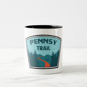 Pennsy Trail Indianapolis Two-Tone Coffee Mug
