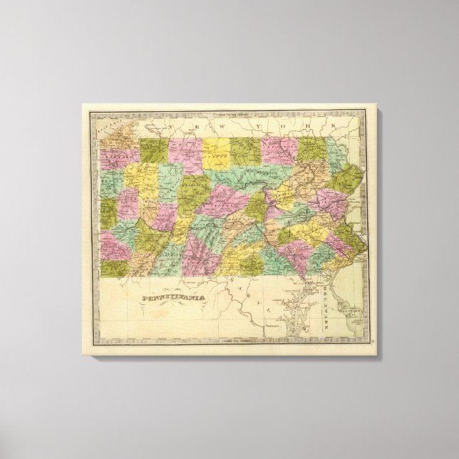 Pennsylvania 6 canvas print (Front)