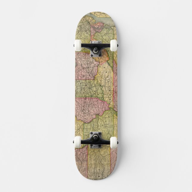 Pennsylvania 6 skateboard deck (Front)