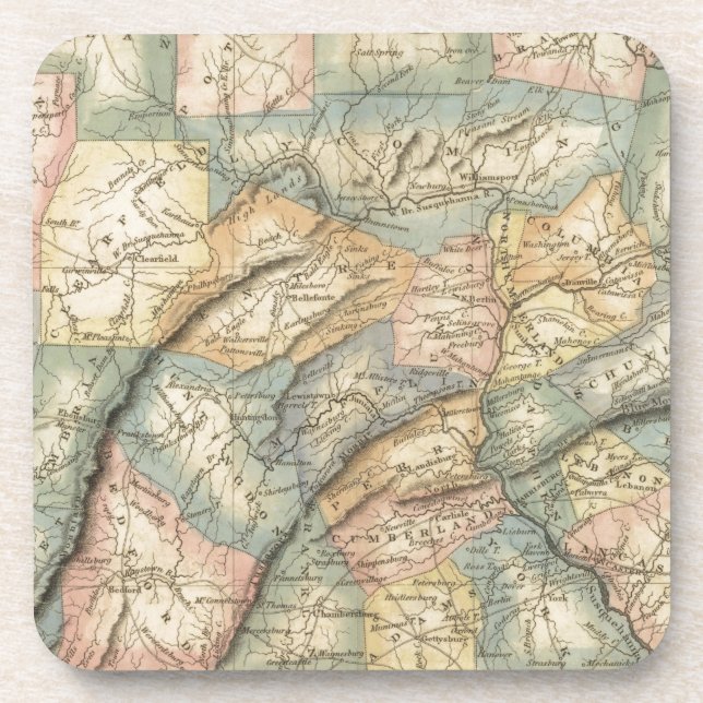 Pennsylvania 8 coaster (Front)