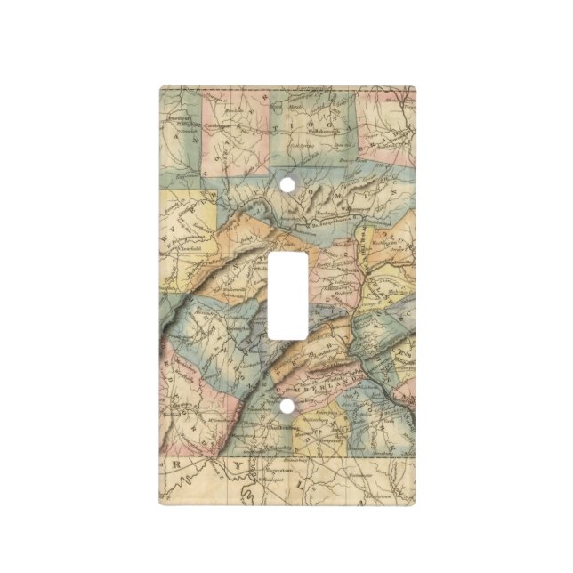 Pennsylvania 8 light switch cover (Front)