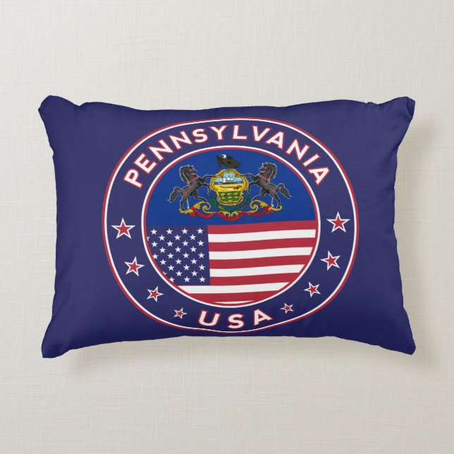 Pennsylvania Accent Pillow (Front)