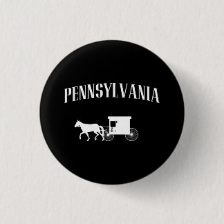 Pennsylvania Amish Carriage Pinback Button