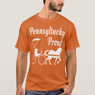 Pennsylvania Amish Horse And Buggy Pennsyltucky fu T-Shirt