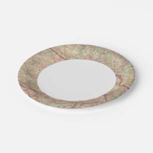 Pennsylvania and New Jersey Paper Plates