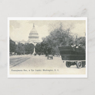 Pennsylvania Ave., Washington DC 1906 Vintage Postcard