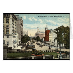 Pennsylvania Ave Washington DC Repro Vintage 1912 Cards