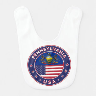 Pennsylvania Baby Bib