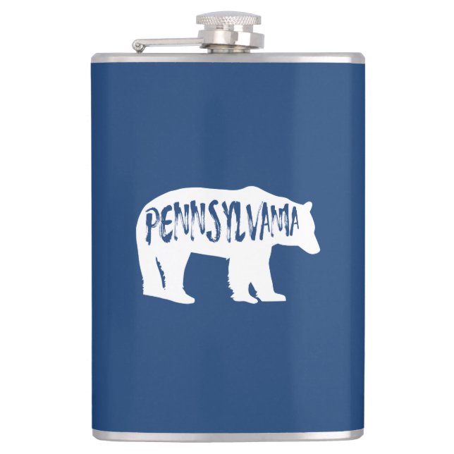 Pennsylvania Bear Flask (Front)