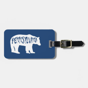 Pennsylvania Bear Luggage Tag