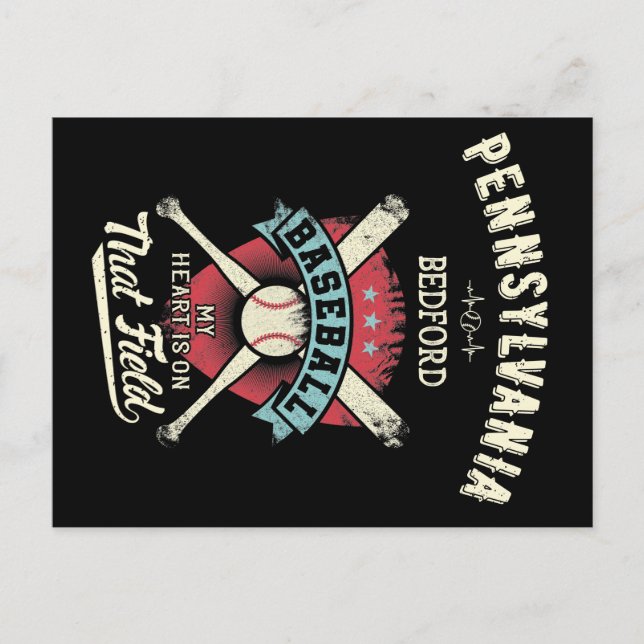 Pennsylvania Bedford Baseball Postcard (Front)