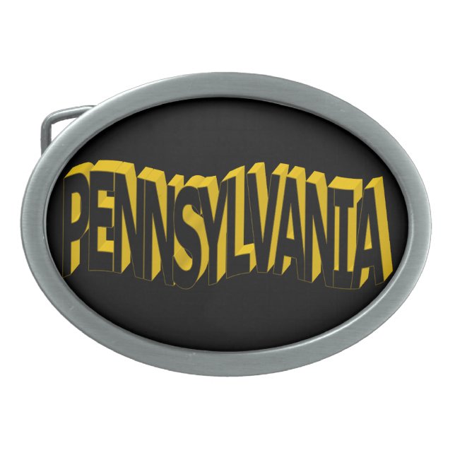 Pennsylvania Belt Buckle (Front)