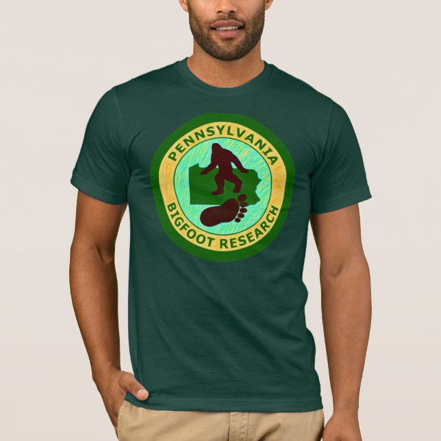 Pennsylvania Bigfoot Research T-Shirt (Front)