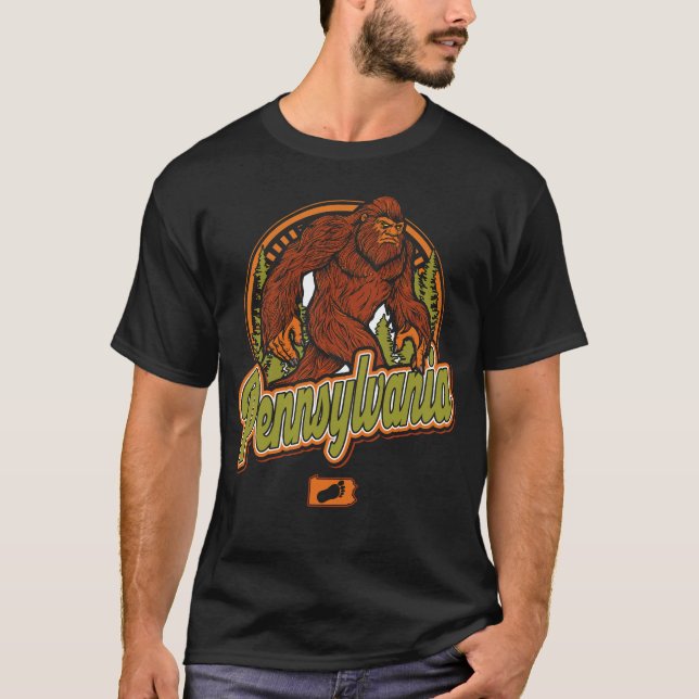 Pennsylvania Bigfoot T-Shirt (Front)