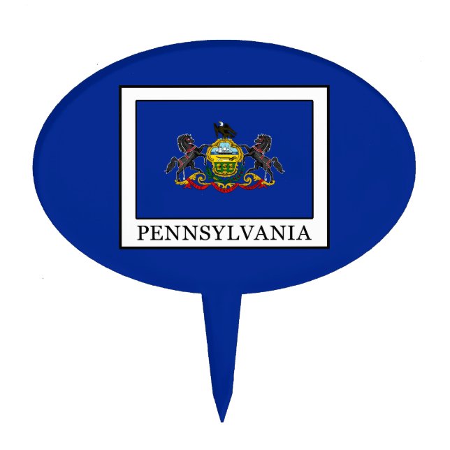 Pennsylvania Cake Topper (Front)