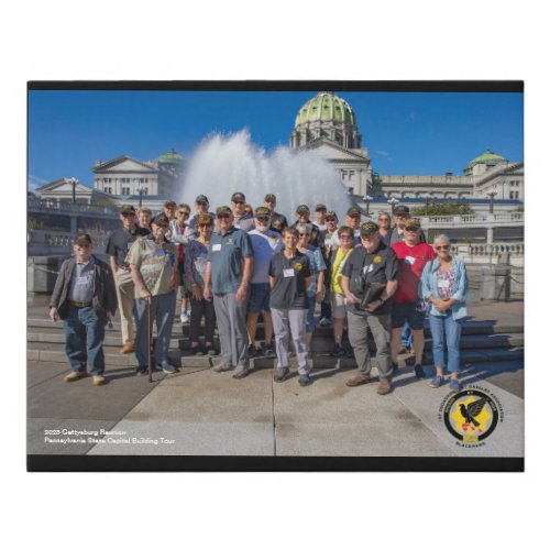 Pennsylvania Capital Group Tour _ 2023 reunion Faux Canvas Print