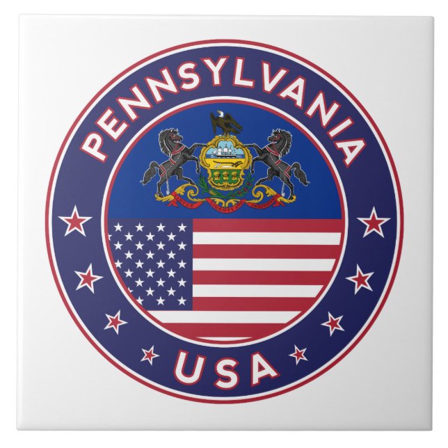 Pennsylvania Ceramic Tile (Front)