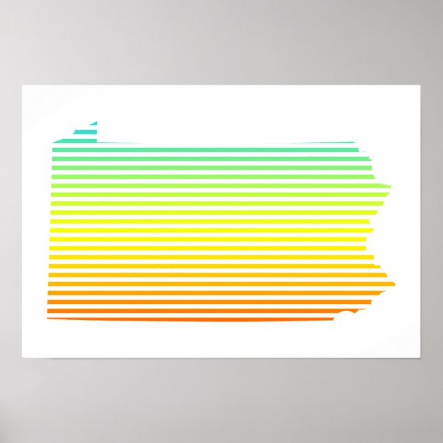 pennsylvania chill fade poster (Front)