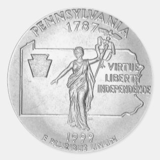 Pennsylvania Classic Round Sticker