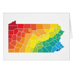 pennsylvania color counties