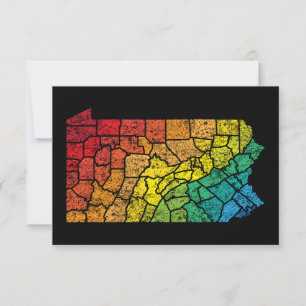 pennsylvania color counties invitation