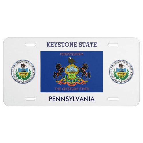 Pennsylvania Custom Front License Plate