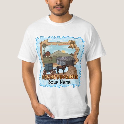 Pennsylvania custom name T_Shirt