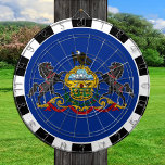 Pennsylvania Dartboard & Pennsylvania Flag / board<br><div class="desc">Dartboard: Pennsylvania & Pennsylvania flag darts, family fun games - love my country, summer games, holiday, fathers day, birthday party, college students / sports fans</div>
