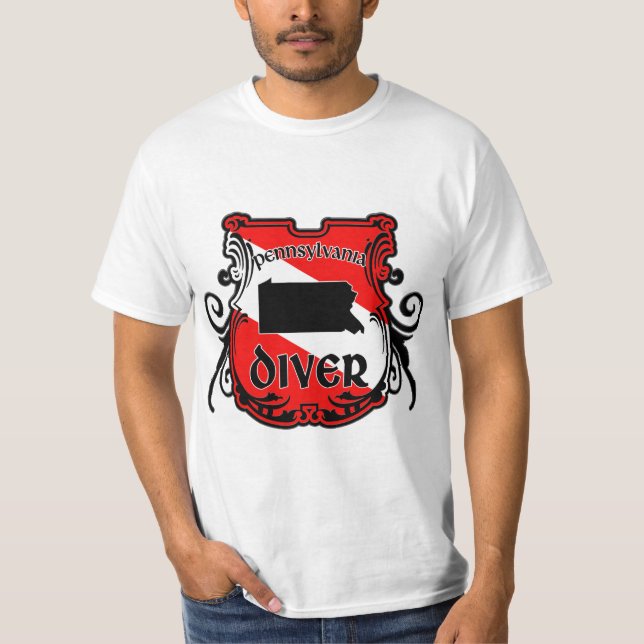 Pennsylvania Diver T-Shirt (Front)
