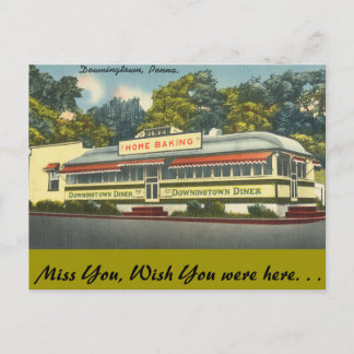 Pennsylvania, Downingtown Diner, Downingtown Postcard
