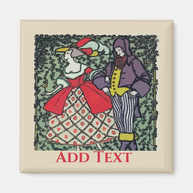 Pennsylvania Dutch, add text Magnet (Front)