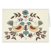 Pennsylvania Dutch Amish Hex Sign Bird Americana (Front Horizontal)