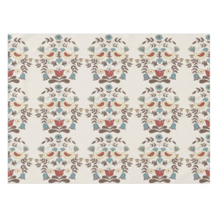 Pennsylvania Dutch Amish Hex Sign Bird Americana Tablecloth