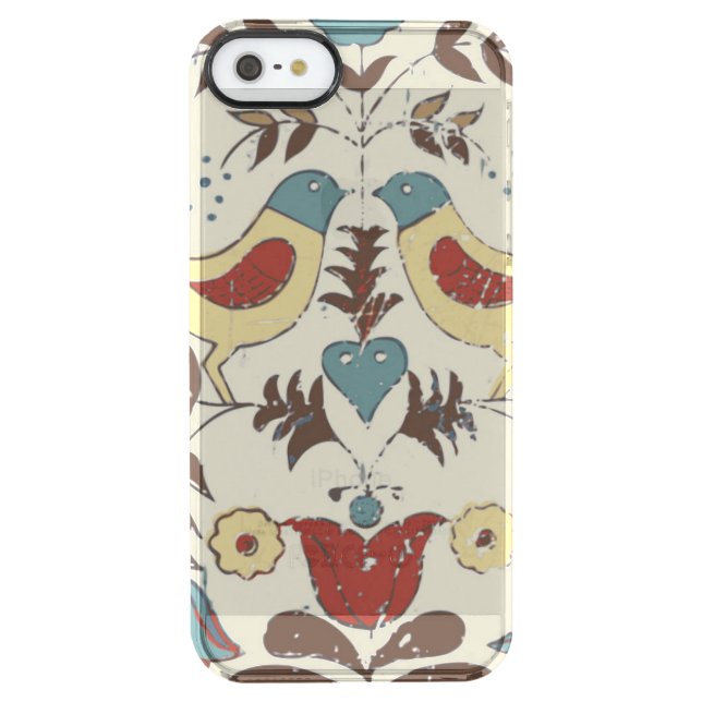Pennsylvania Dutch Amish Hex Sign Bird Americana Uncommon iPhone Case (Back)