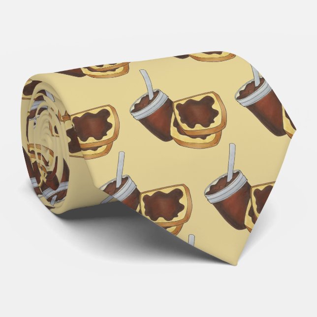Pennsylvania Dutch Canned Apple Butter Amish Food Neck Tie (Rolled)