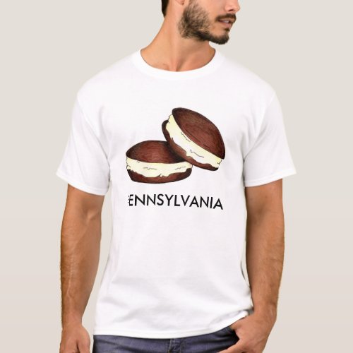 Pennsylvania Dutch Chocolate Whoopie Pie Dessert T_Shirt