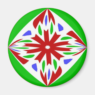 Pennsylvania Dutch Hex Sign Welcome Magnet