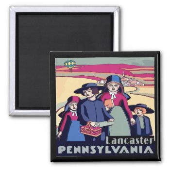Pennsylvania Dutch  Lancaster Magnet by figstreetstudio at Zazzle