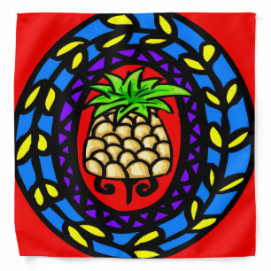 Pennsylvania Dutch Pineapple Welcome Bandana