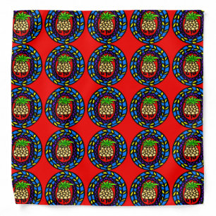 Pennsylvania Dutch Pineapple Welcome Bandana