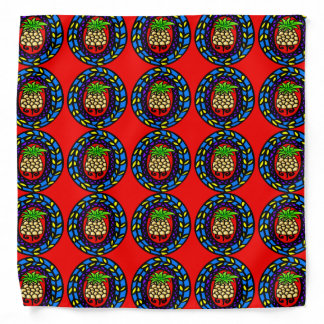 Pennsylvania Dutch Pineapple Welcome Bandana