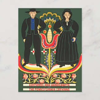 Pennsylvania Dutch Postcard