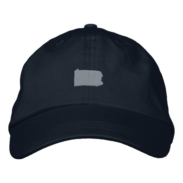 Pennsylvania Embroidered Baseball Cap (Front)