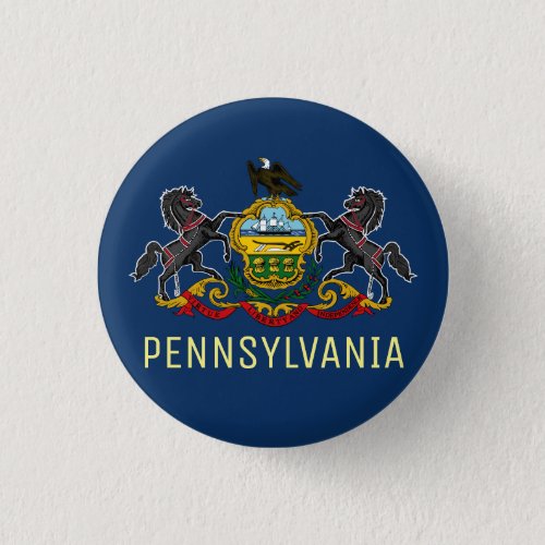 Pennsylvania Flag Button
