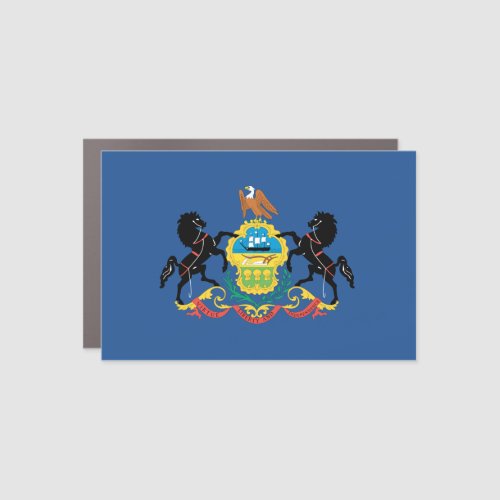 Pennsylvania Flag Car Magnet