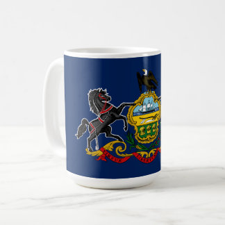 Pennsylvania flag coffee mug
