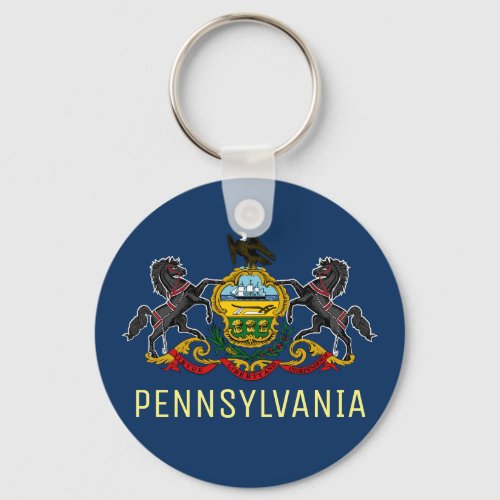Pennsylvania Flag Keychain